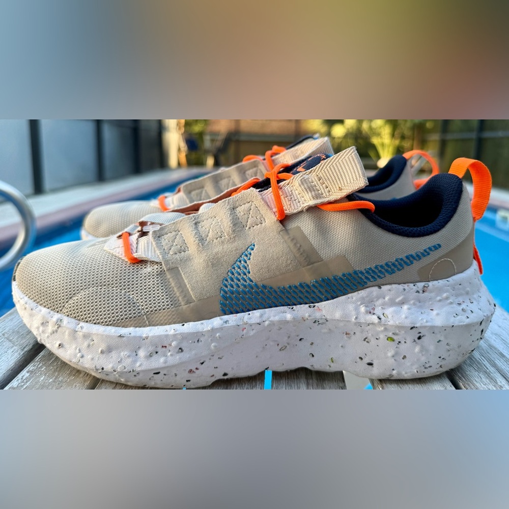 Nike Crater Impact Cream Light/Light Photo Blue Sneakers Womens 9.5